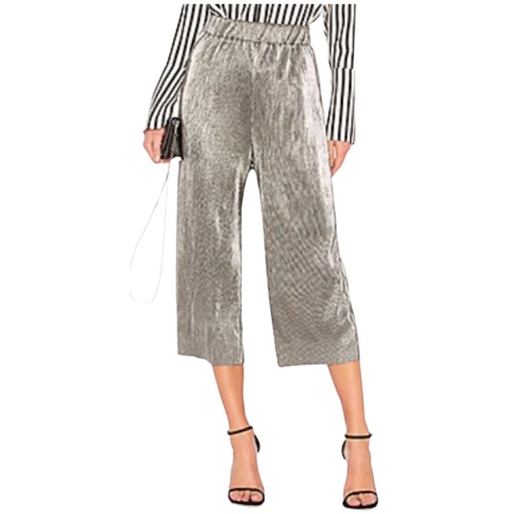 NEW Likely Olivia Cropped Pant in Platinum.Size S